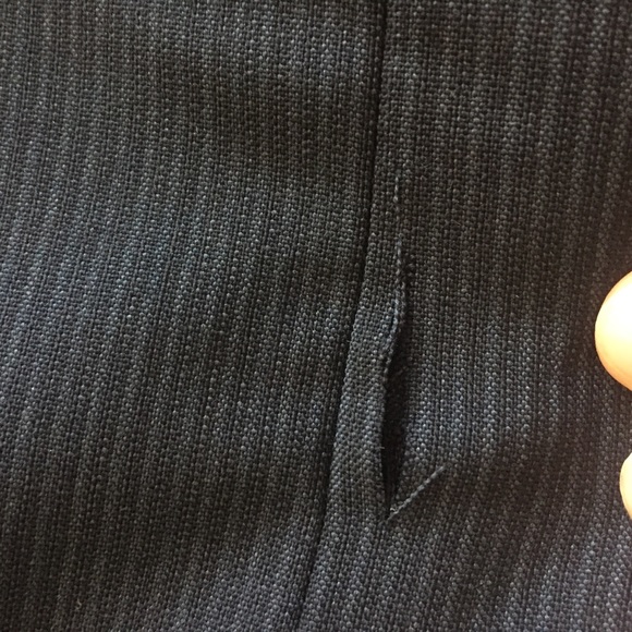 Jos A. Bank Dark Blue Micro Stripe Slim Suit - Picture 6 of 7